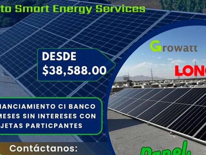 Paneles solares residenciales- México