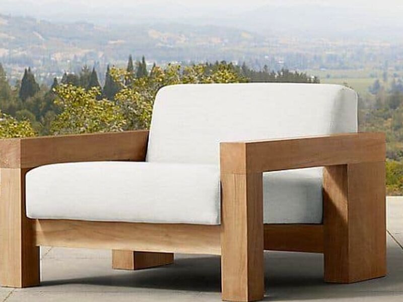 Sofa de Madera Blanco Mexico