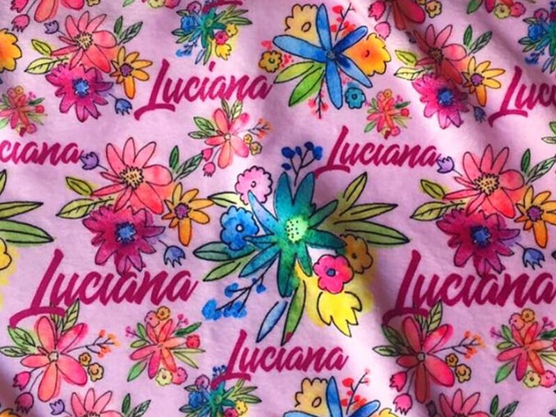 Cobija Personalizada Rosada México