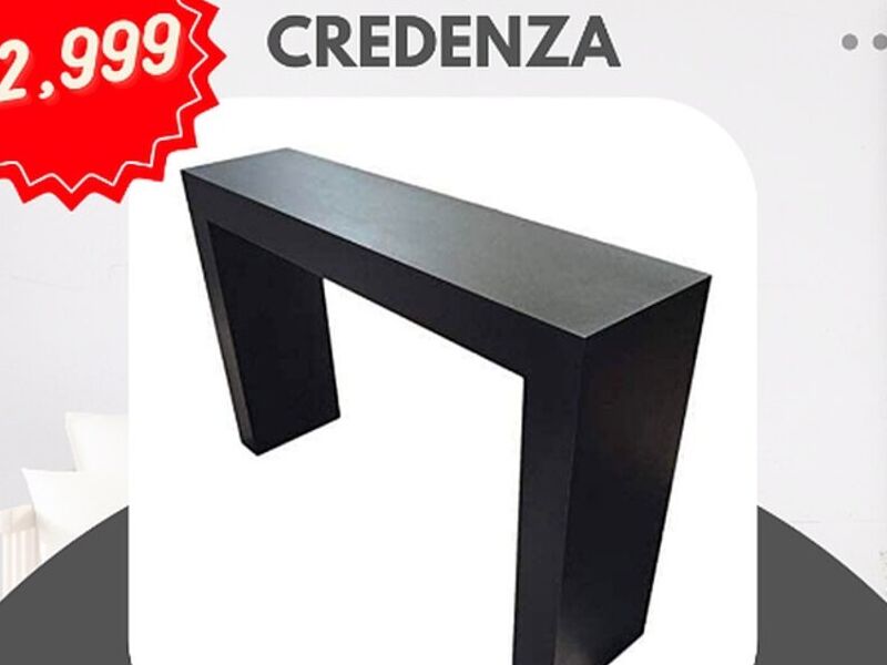 Mesa de madera crendeza