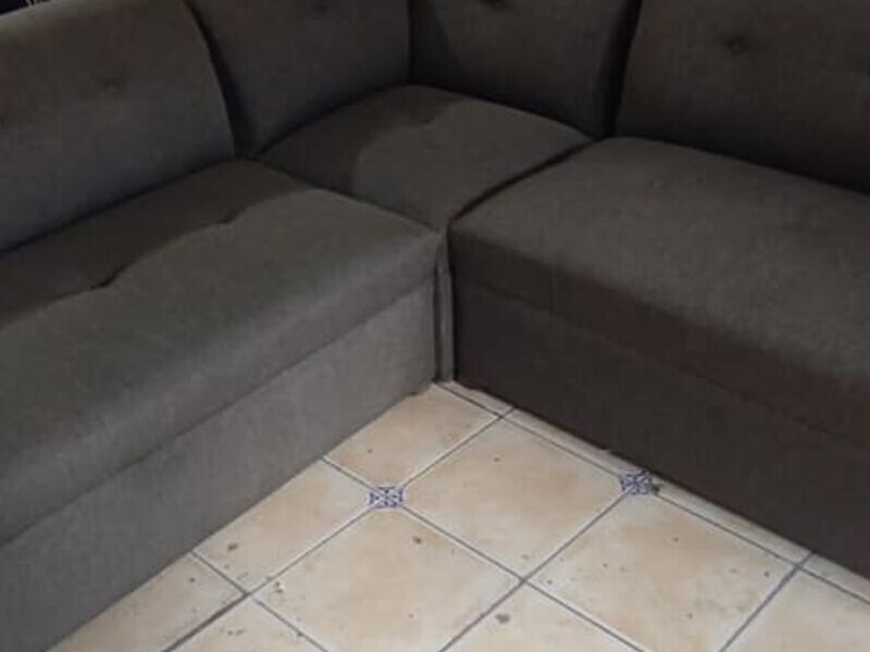 Sillón Esquinero Gris Chetumal