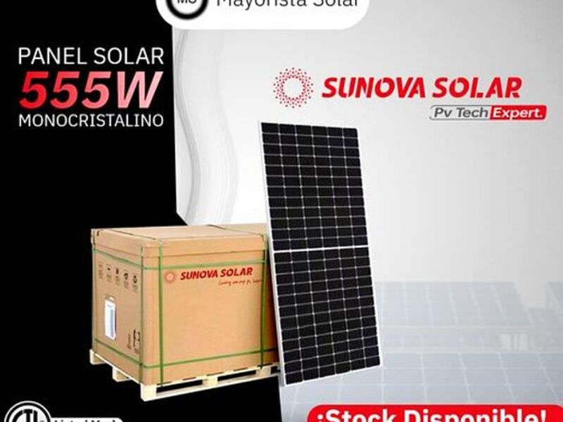 Panel solar 555W Monocristalino-México