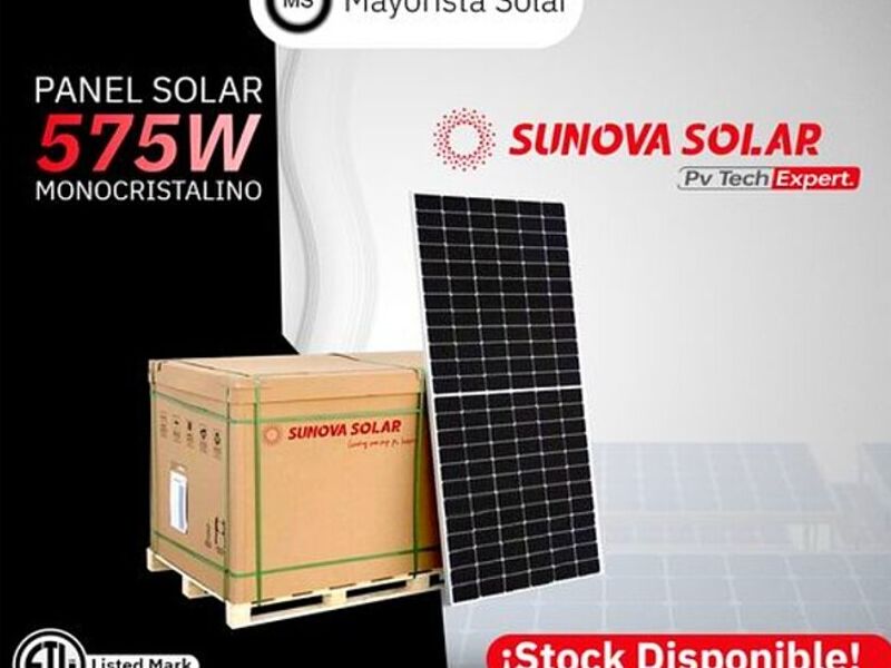 Panel solar 575W Monocristalino-México