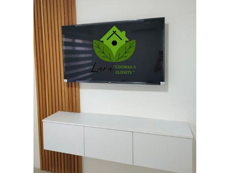 Mueble TV blanco México