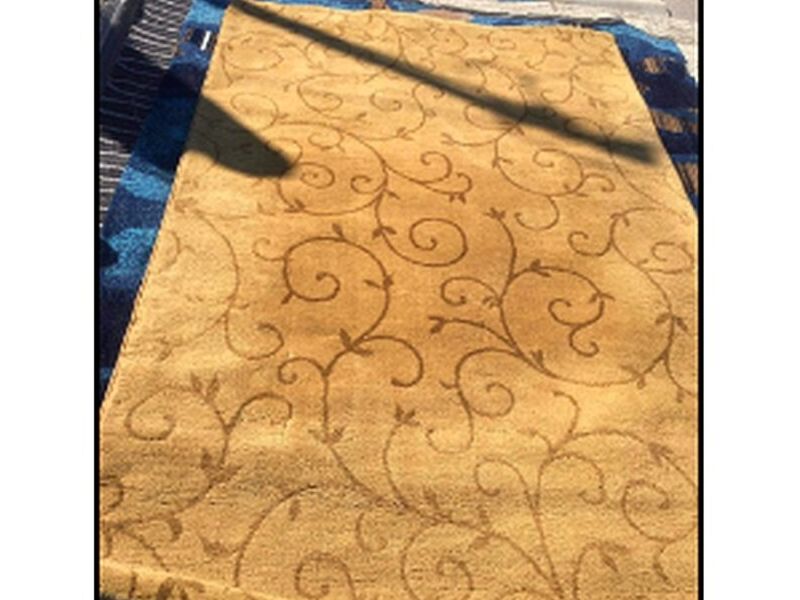 Alfombra decorativa amarilla México