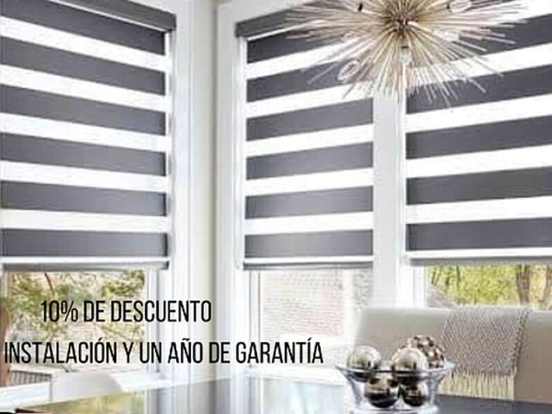 Persiana sheer elegance gris ojo de agua