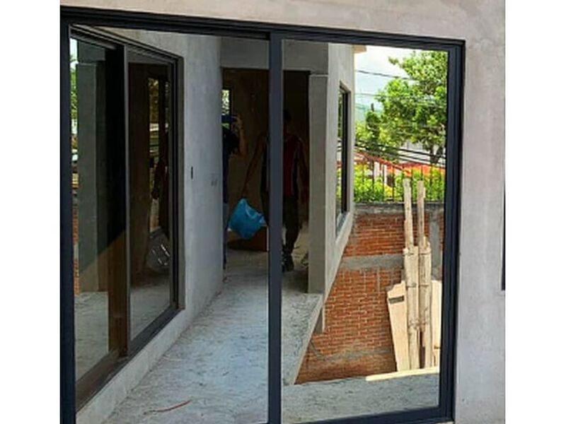 Puerta perfil aluminio Mexico