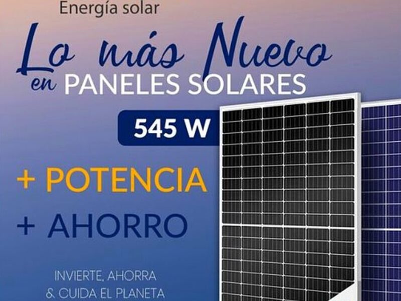 Paneles solares SOLMEX 545W-Chihuahua