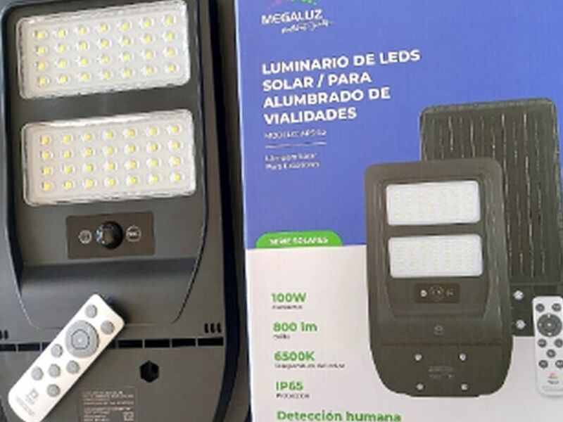 Lámpara Solar 100 Watts México
