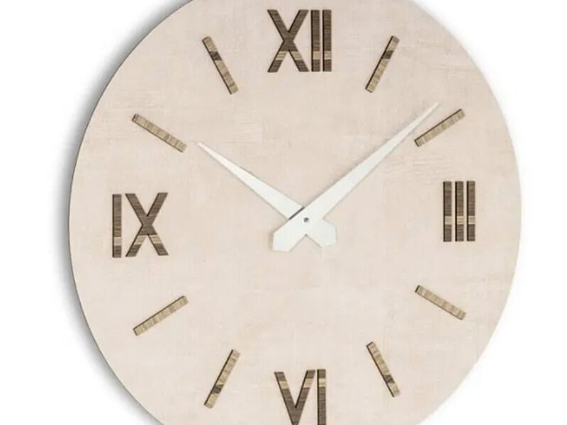 Reloj en MDF y Polipropileno