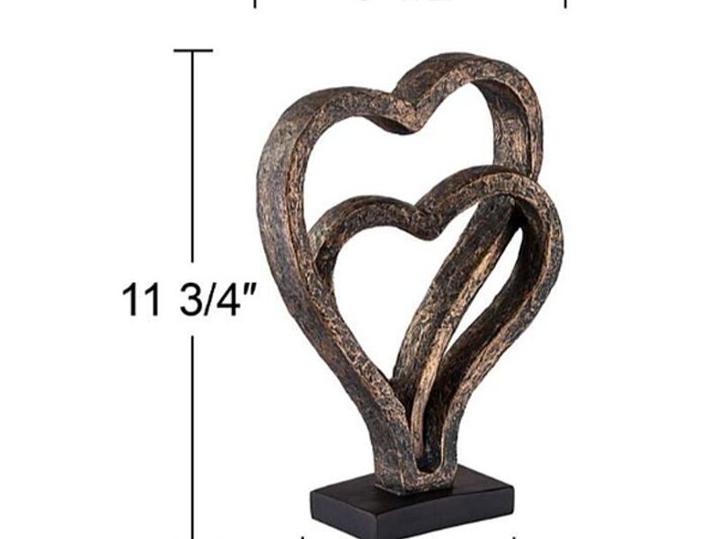 Corazones entrelazados Escultura México