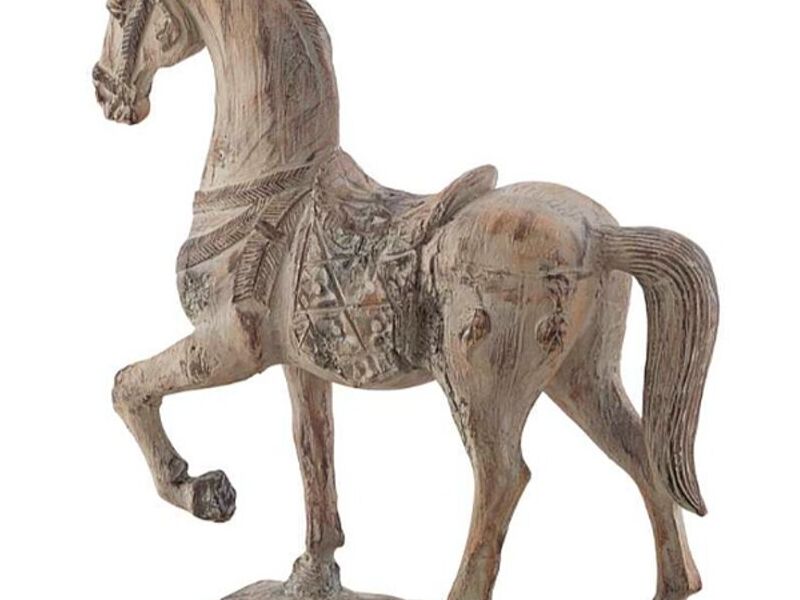 Estatua de caballo rústico México