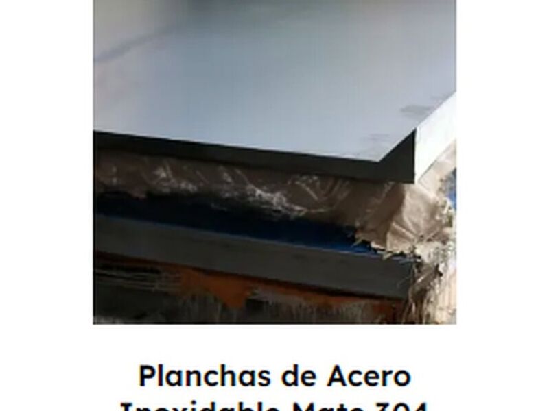 Planchas  Inoxidable Mate 304 Pulido México 