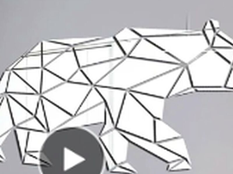Espejo geométrico oso México