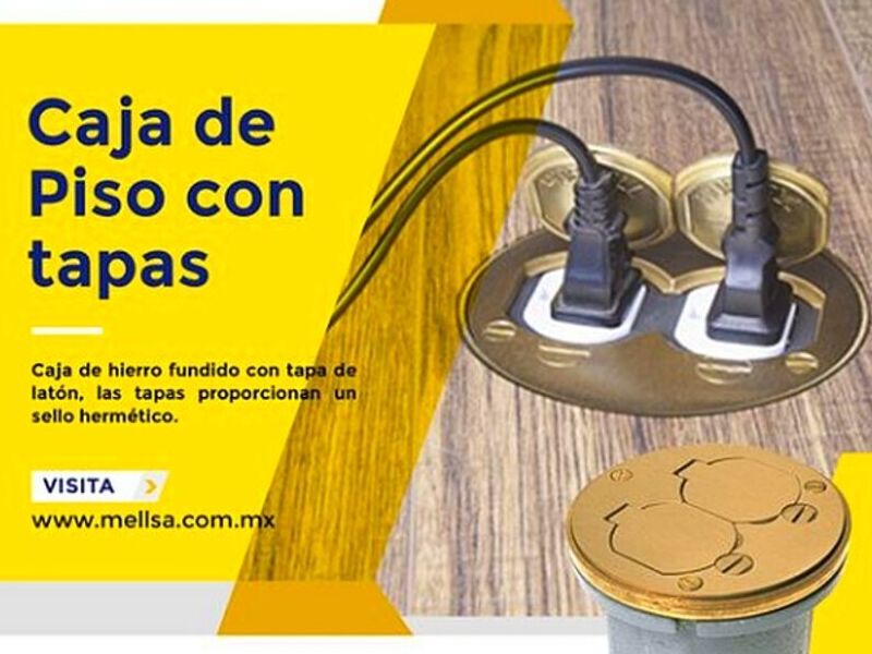 CAJA DE PISO CON TAPAS MX
