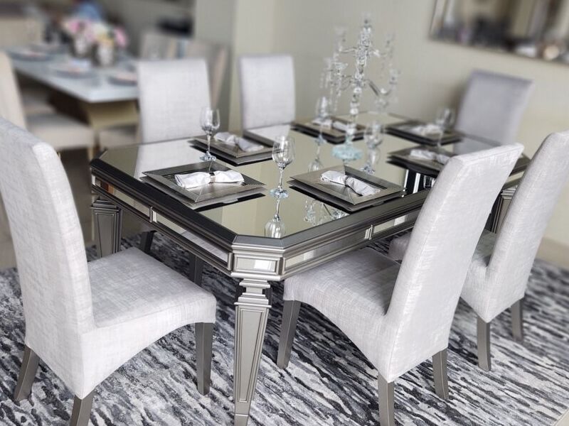 Juego Sillas Comedor Plata Culiacán