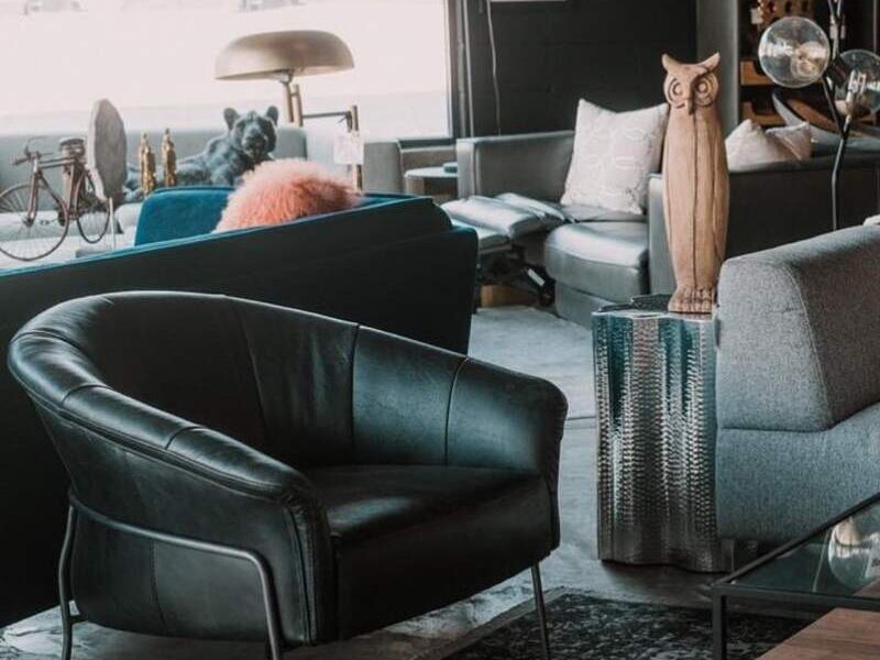 Sillón Sala Decorativa Negro Culiacán