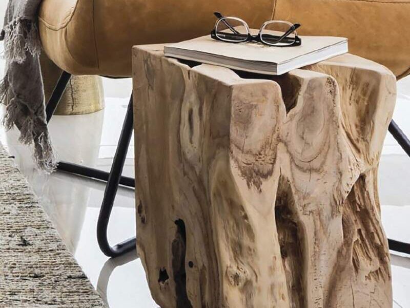 Mesa Centro Sala Tronco Árbol Culiacán