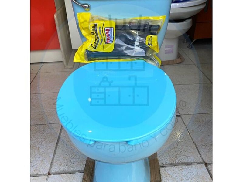 WC azul
