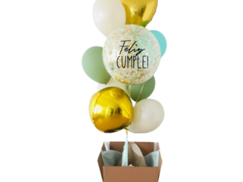 Globos con caja NINFA  CDMX