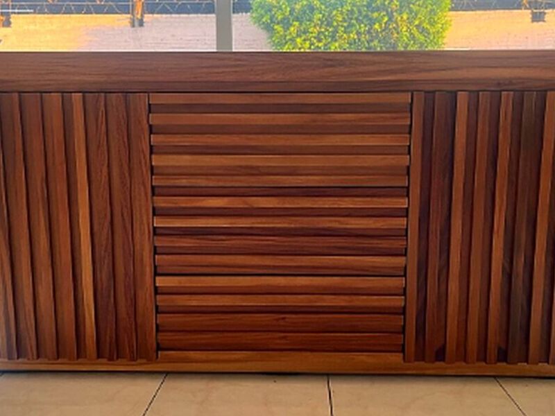 Bufetero Tulum Chapa madera parota