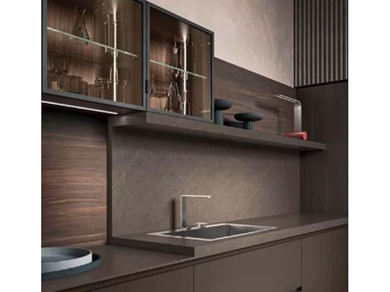 Cocina madera chocolate 