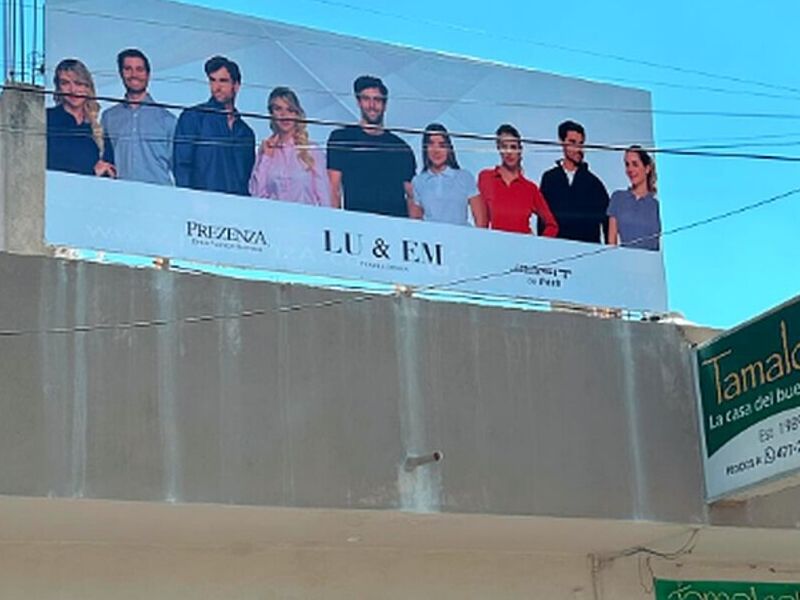 Letrero publicitario México