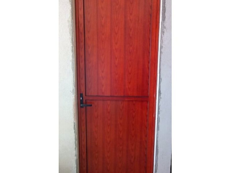 puerta metal símil madera México