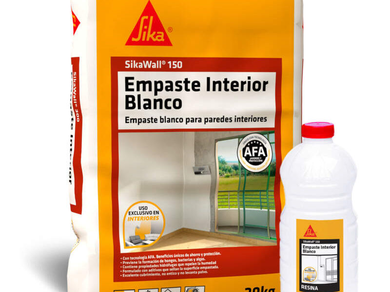 Empaste paredes interiores