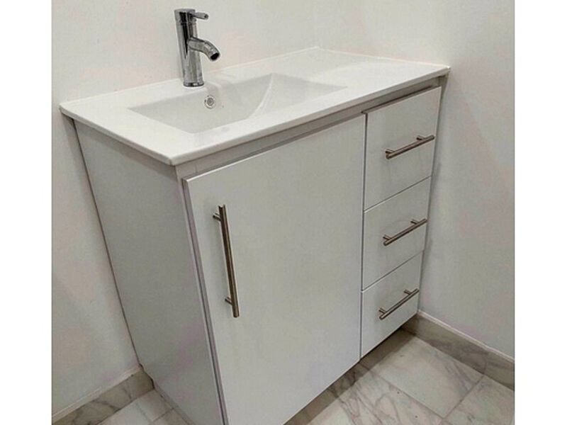 Mueble baño laca blanca MEXICALI
