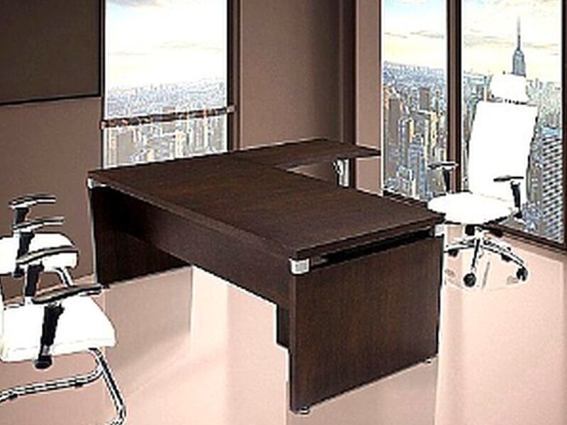 escritorio madera oscura Monterrey