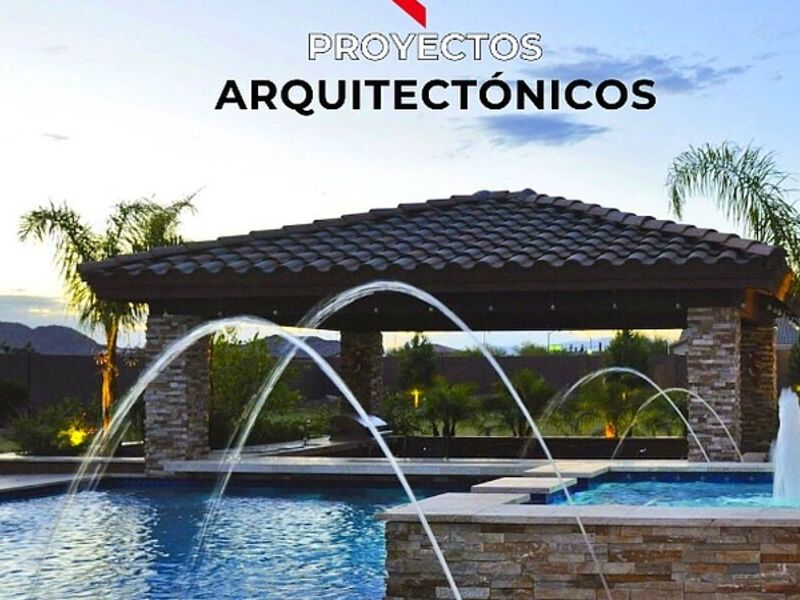 Piscina con estante de agua México