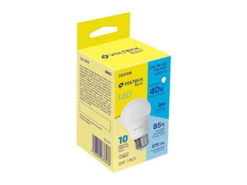 Lámpara LED, luz de día 19A México 