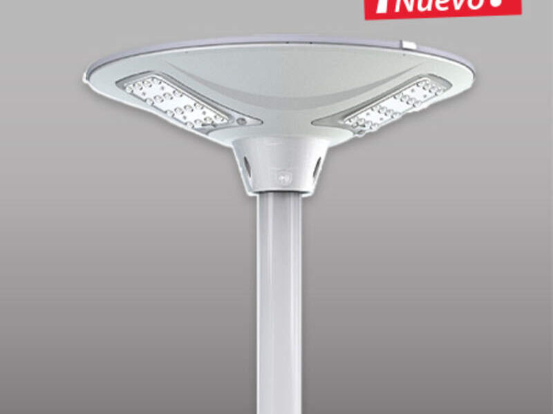 Luminaria solar Sub-urbana 360º. México