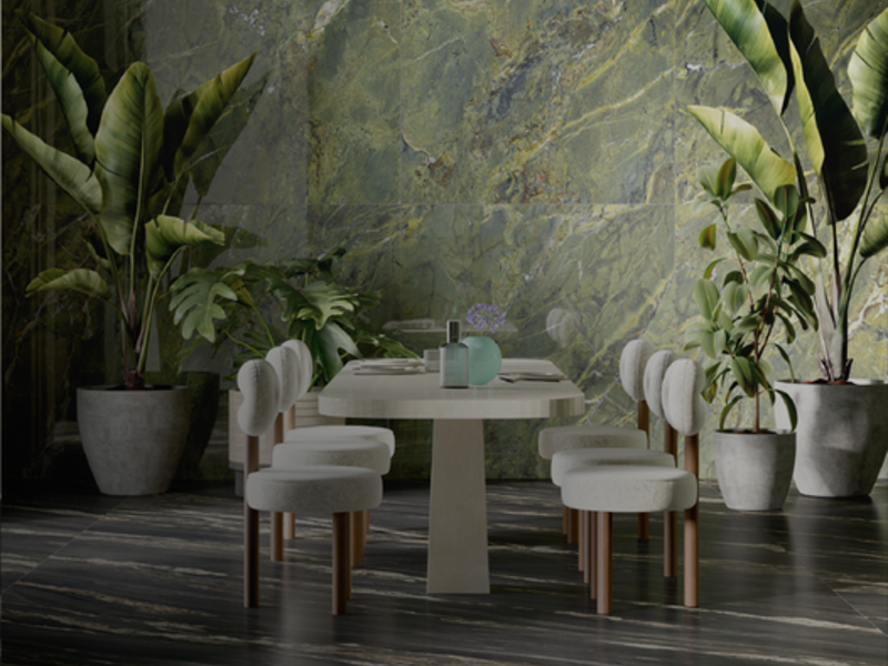 Marmol Birch green Superficies Chihuahua