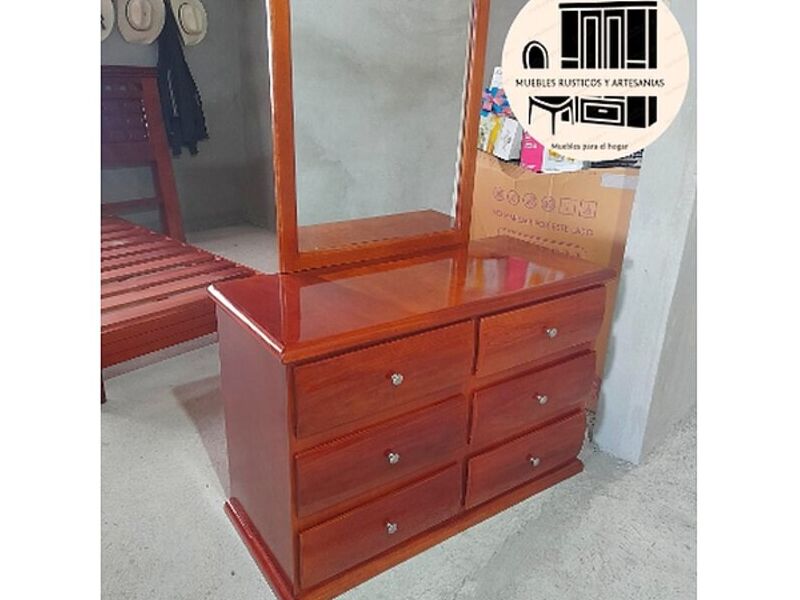 Vanity madera chocolate