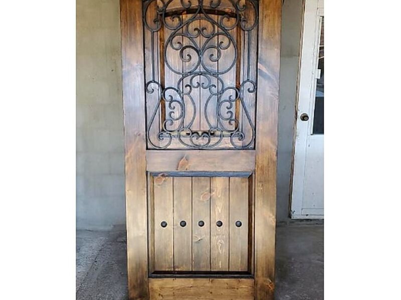 Puerta madera rústico México 
