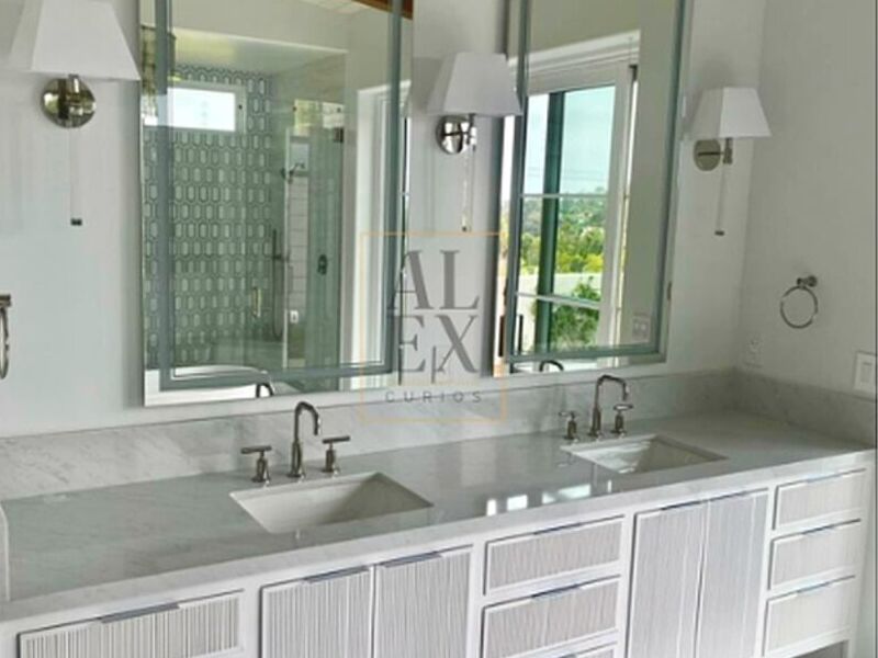 Baño Master Bedroom blanco madera México