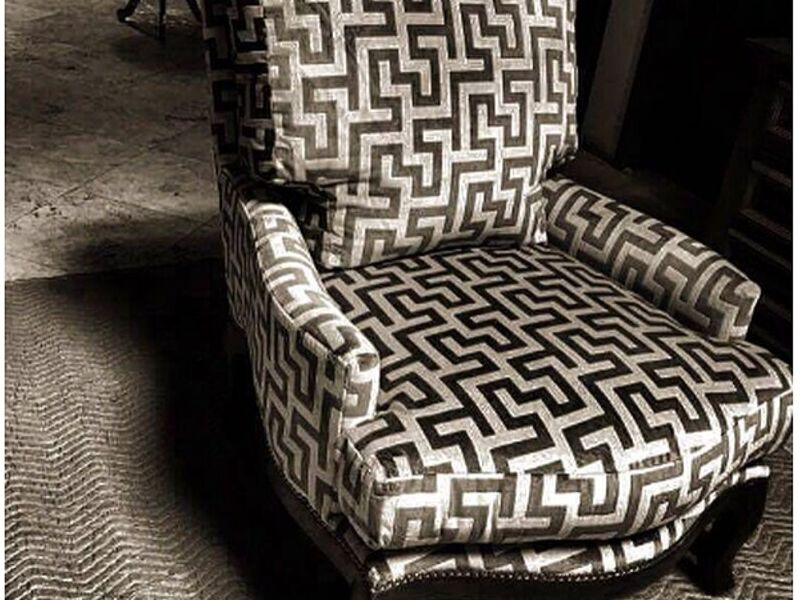Sillón reposabrazos decoración