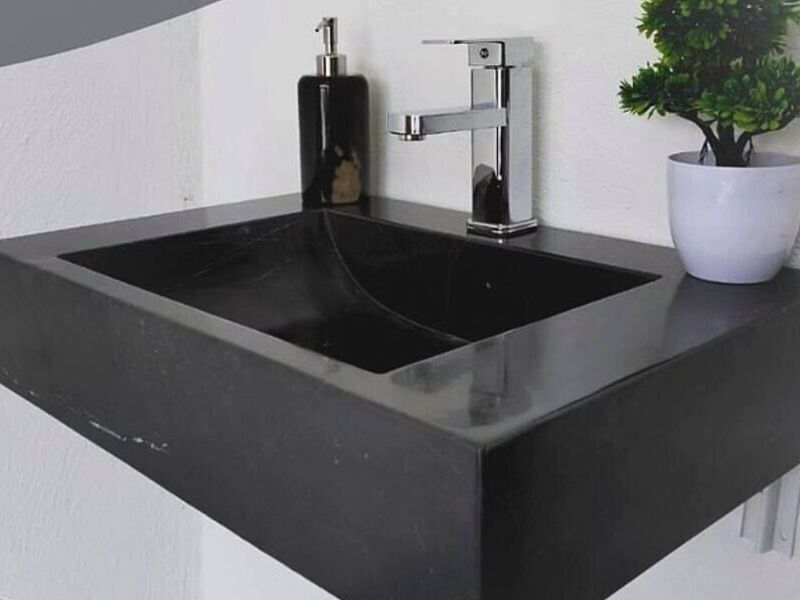 Lavabo negro CDMX