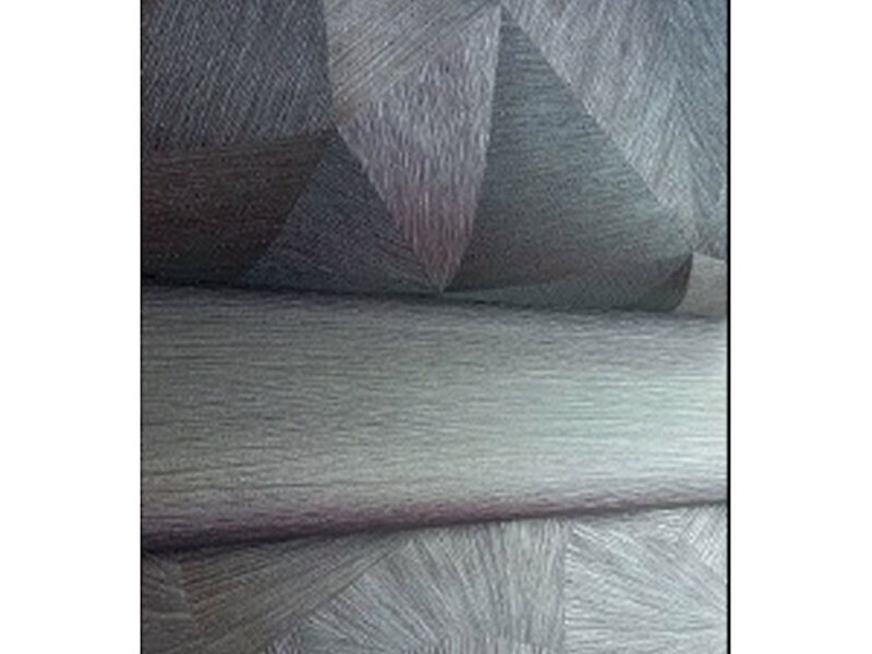 Papel tapiz plata geométrica México