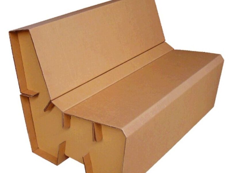 Sofa de cartón 