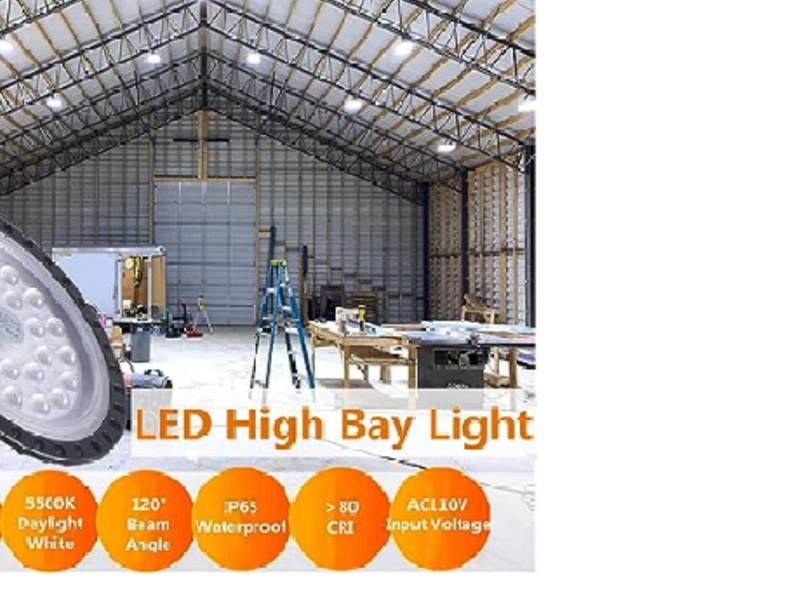 Lampara UFO 100W IP65 Ideal para Industrias