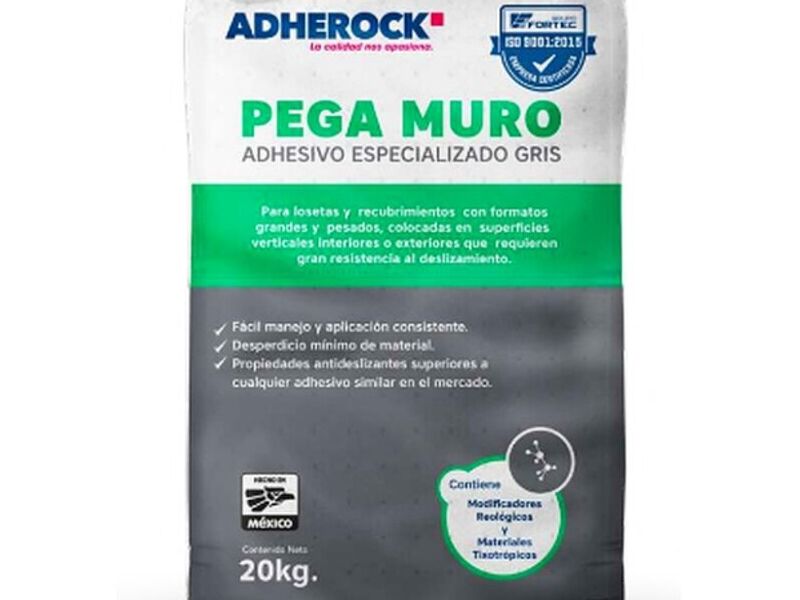 PEGA MURO Gris ADHESIVO México