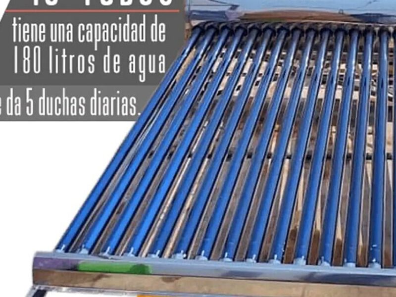 Calentador solar de 15 tubos-CDMX