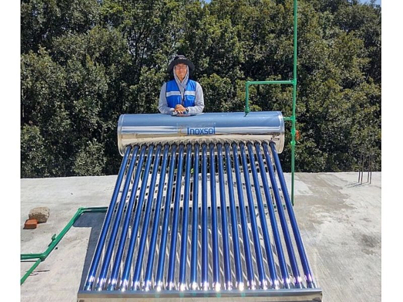 Calentador solar de 20 tubos-México