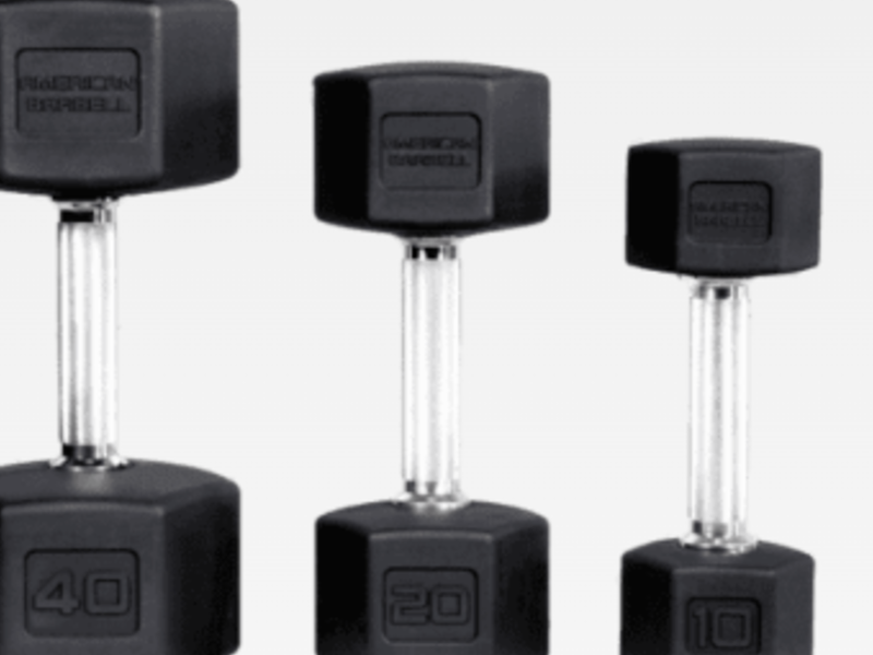 RUBBER HEX DUMBBELLS CDMX