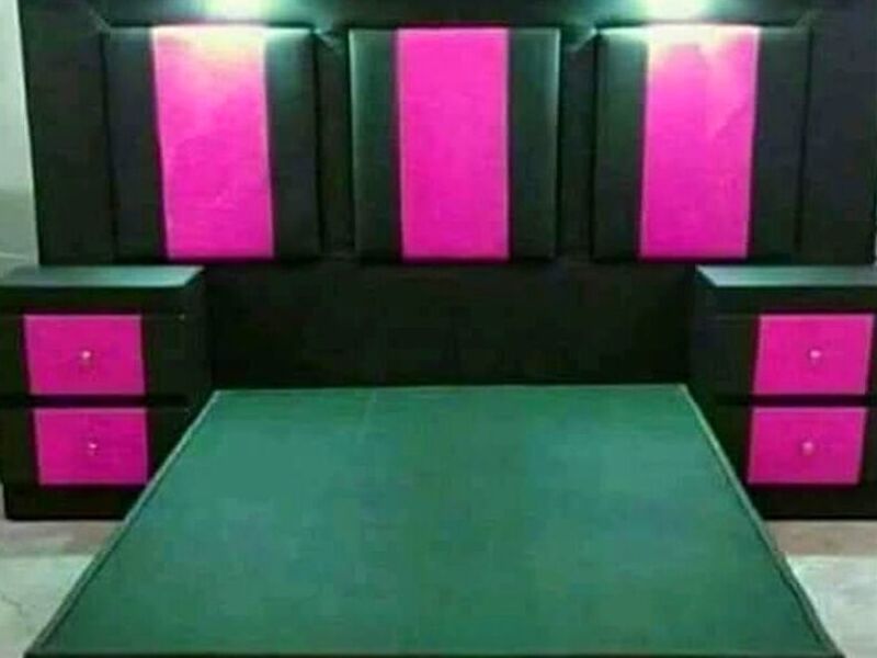 Cama rosado negro México