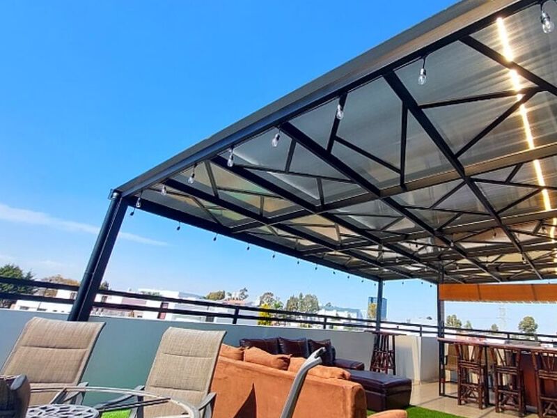 Pérgola terraza CDMX
