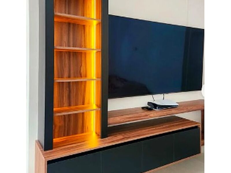 Mueble para televisión negro México